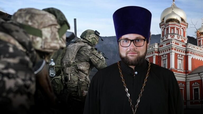 In Russia, a priest was forgiven for theft and debauchery after asking to go to war