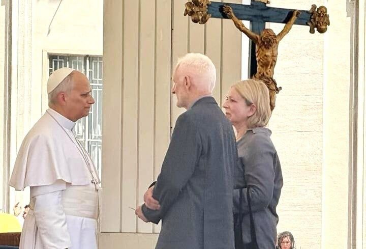 A former Belarusian political prisoner met with the Pope